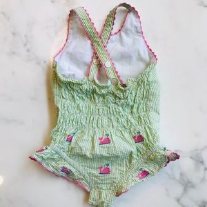 Bella bliss green seersucker